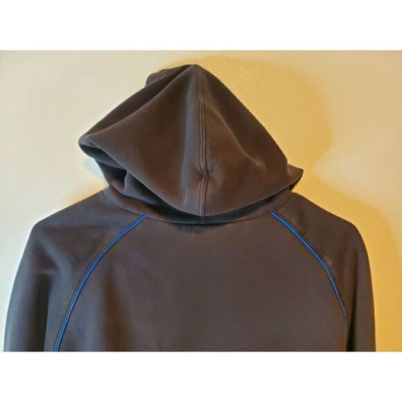 Vintage Nike Hoodie Hooded Sweatshirt Pullover Swoosh Logo Mens Youth XL Black - Picture 12 of 12